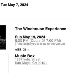 Winehouse Experience 