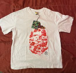 Bape White T Shirt