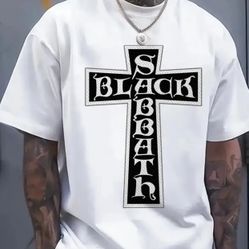 Black Sabbath Unisex White T Shirt