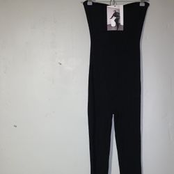 NEW Naked Wardrobe Black Jumpsuit 