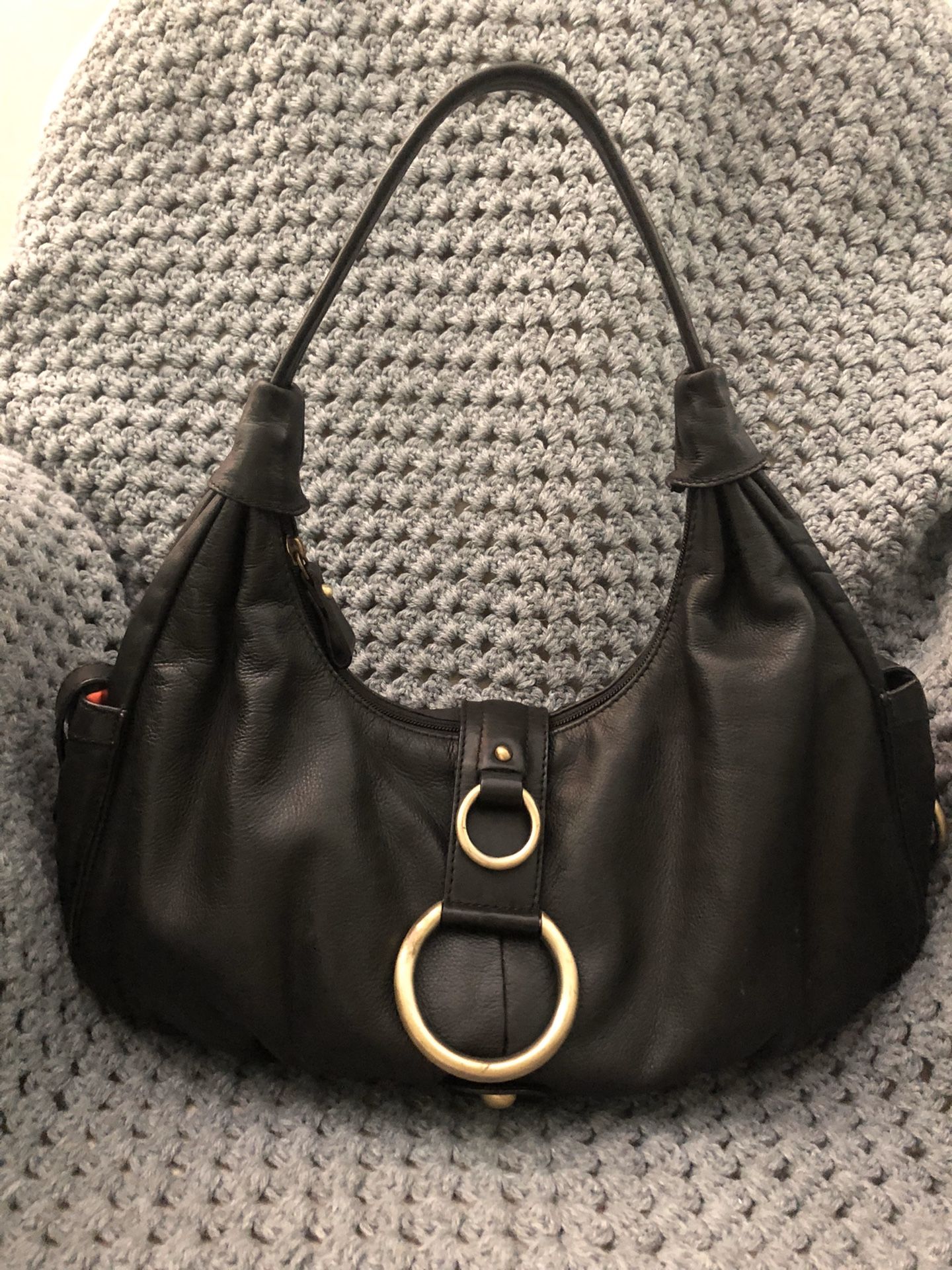 Michael Rome Designs Leather Hobo