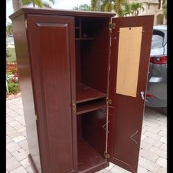 Cabinet or TV Hutch with Shelves. 64H 32W  24D