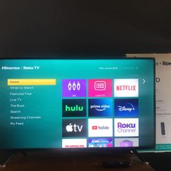 TV 40” Inch Hisense Roku & TV Mount 