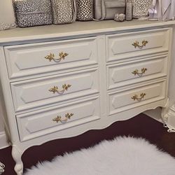 White Victorian Dresser 