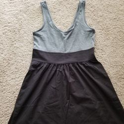 Grey Black Express Dress Wife Beater Style Top Pockets Size 10 Large for  Sale in San Diego, CA - OfferUp