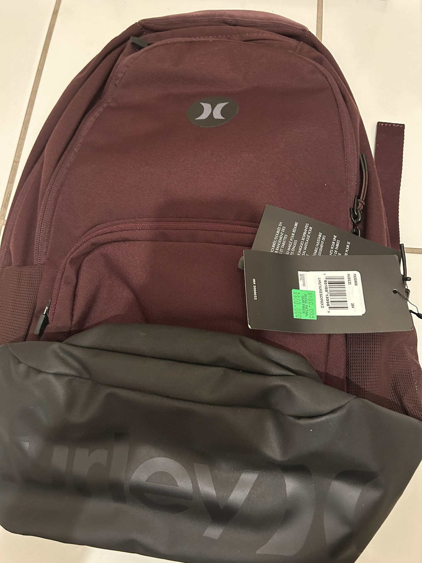 Hurley backpack