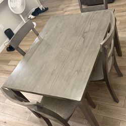 Grey Dining Table Set