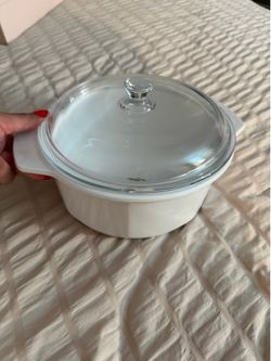 Vintage 2pc 2qt princess house  dish casserole