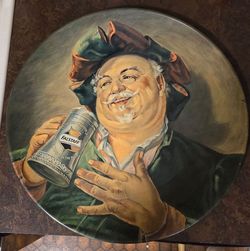 Vintage Falstaff Beer Charger Tray/Sign