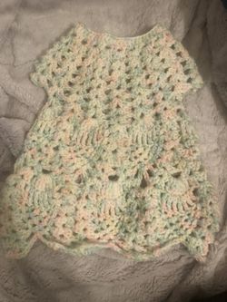 Crochet baby dress