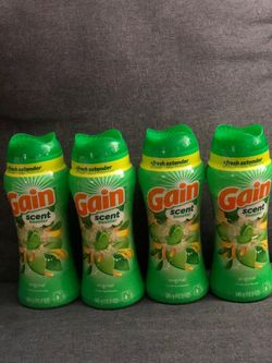 4 Gain scent booster 12.2 oz each