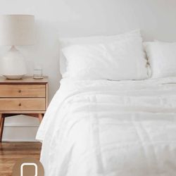 Baloo 25 Lbs Weighted Comforter King + Linen Duvet