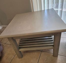 Two Coffee side tables, taupe