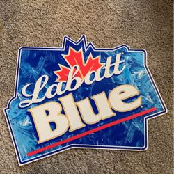 Labatt Blue Metal Sign