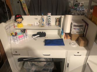 White desk