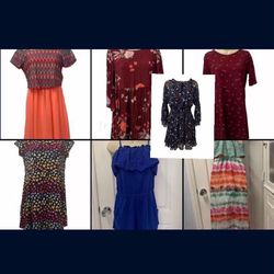 Lot Of 7 Dresses Bundle Just For $26 Girl Size 14-16 XL