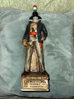 Vintage Lionstone Whisky Italian Pirate Decanter