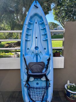 Pelican Kayak with Paddle & carrier
