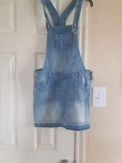 Youth Jean Overall Skirt