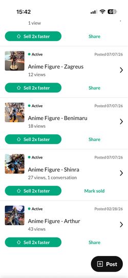 Anime figure For sale