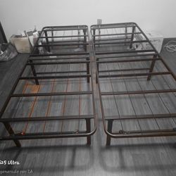 Base Cama En 2 Secciones Retraible