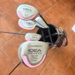 RH Adams golf A2505 women’s Golf Clubs  And Stand Bag