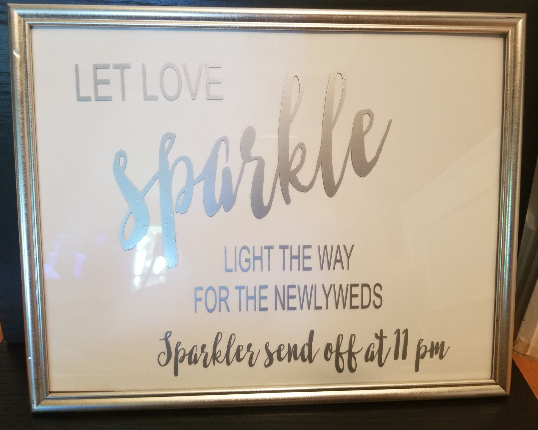 Sparkler Send Off Wedding Sign