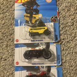 Hot Wheels Honda Bikes 