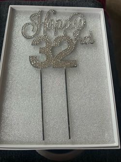 Happy 32nd Cake Topper