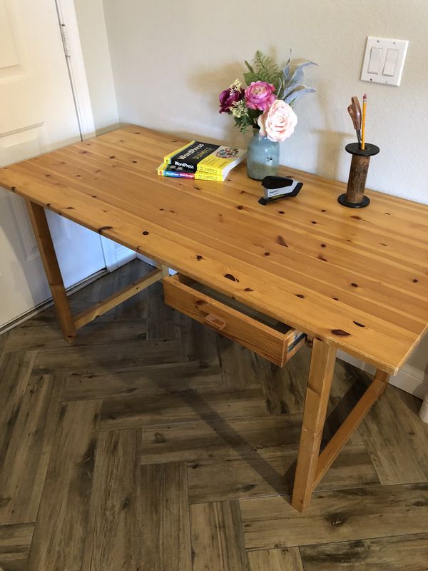 Knotty Pine Desk Craft Table Dining Table For Sale In Mesa Az