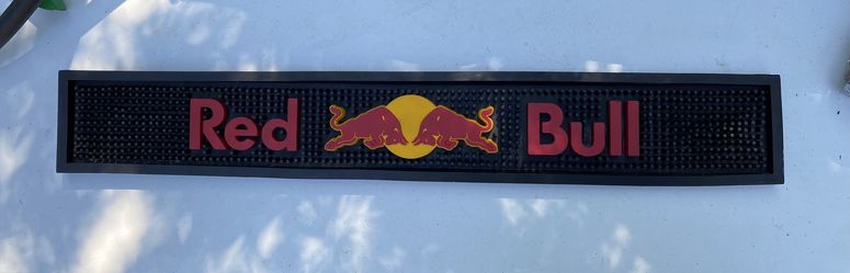 Red Bull rubber bar mat