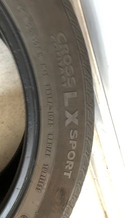 Tires Continental MS 265/45R 20 Mercedes SUV.