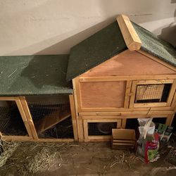 Bunny/Rodent cages (They Are Cleaned And Disassembled Now)