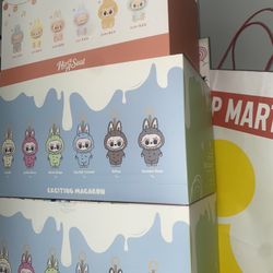 THE MONSTERS Labubu Exciting Macaron & Have a Seat Blind Box Singles - Authentic