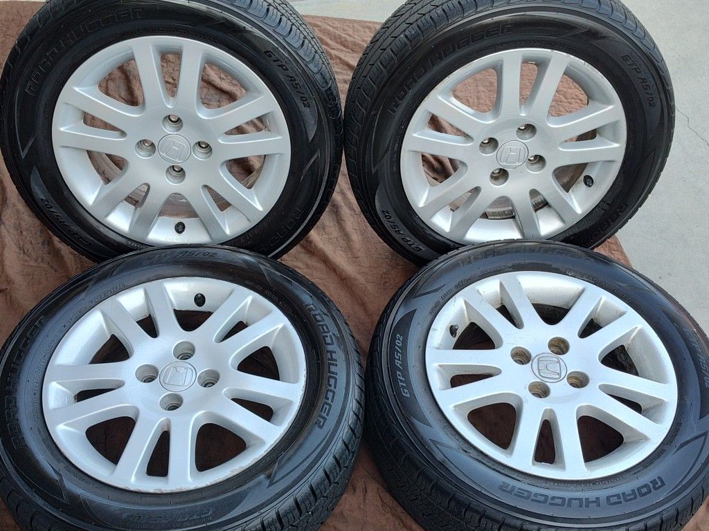 15" HONDA CIVIC WHEELS TIRES LIKE NEW