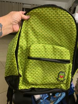 Vintage Disney kermit eyes back pack