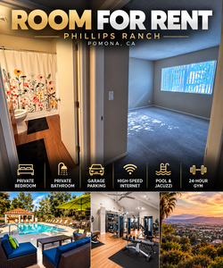 Private Room + Private Bath - Utilities Included - Phillips Ranch