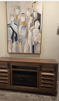 Hermoso Mueble Con Fireplace.