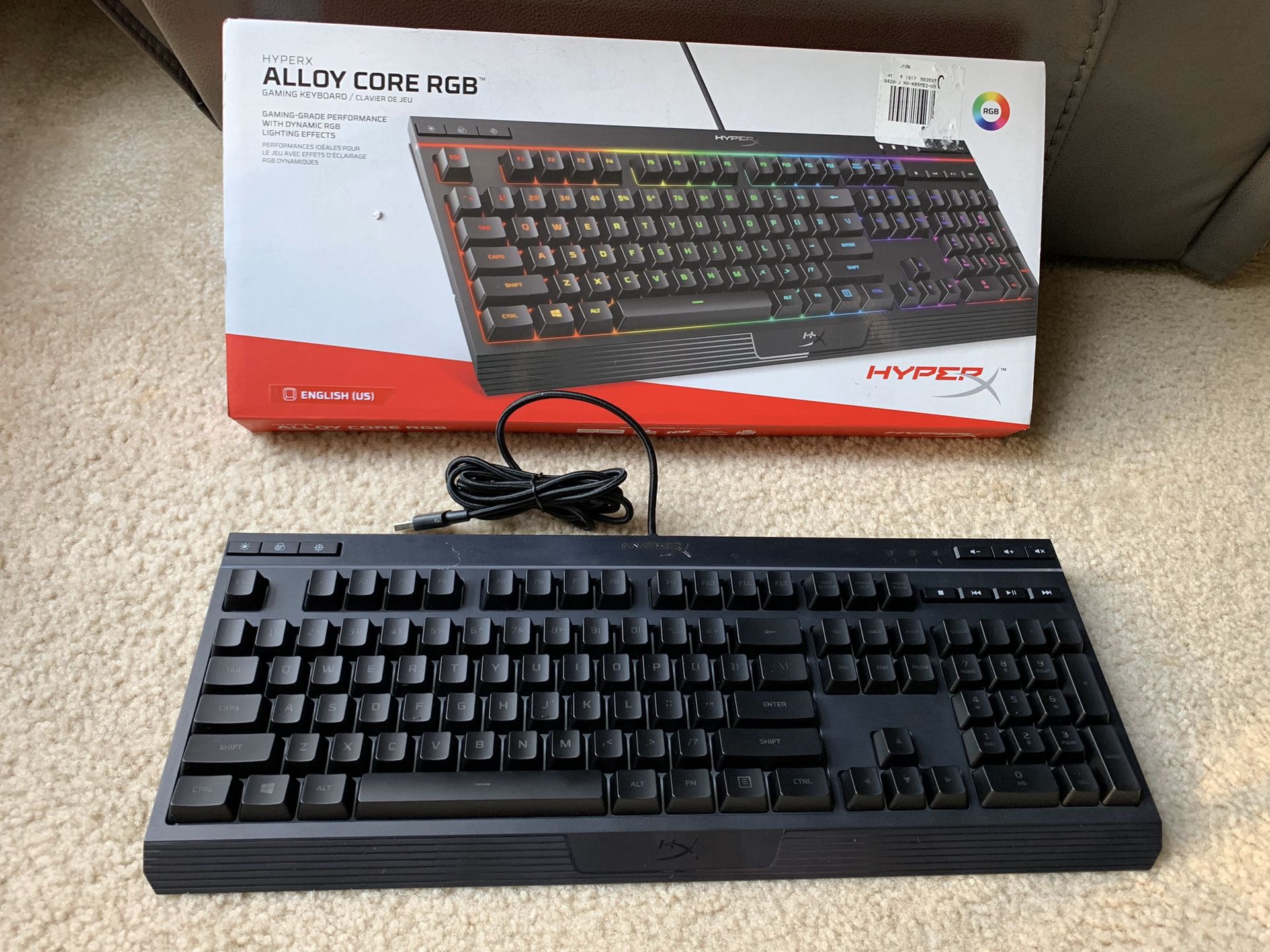 Hiperk Alloy Core RGB- Gaming Keyboard