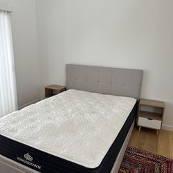 Queen Bed frame & Mattress