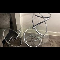 Two End Tables And One Center Table 