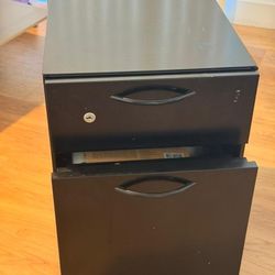 Black Metal cabinet mobile rack