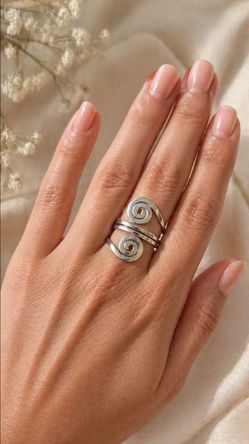 ANILLO PLATA LEY 925 sz 7.5