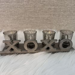Valentine’s Day Candle Holder with mini candles