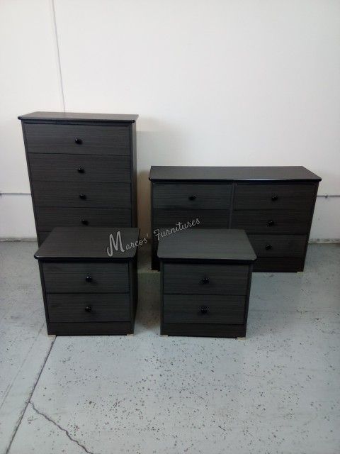 Gray Matte Bedroom Dresser Set!