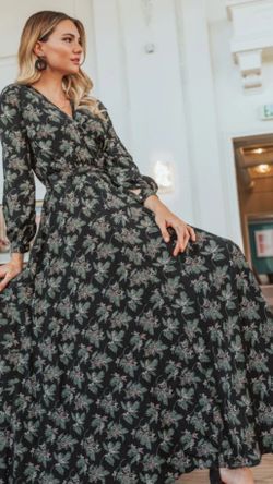 winter green dress Wintergreen Garden Dress– Teuta Matoshi