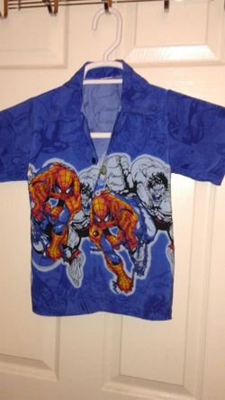 Camisa spiderman talla 4