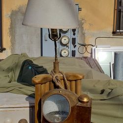 Vintage Deep Sea Diver Lamp