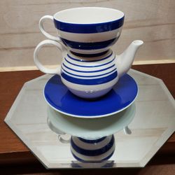 HUESNBREWS 3 Piece Tea Set