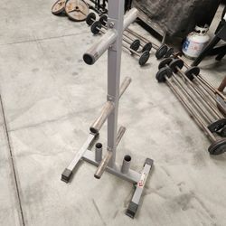 Olympic Storage Weight Tree And Barbells Holder $80
